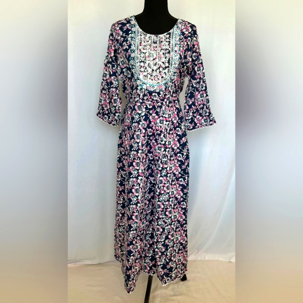 Printed gown Anarkali kurta / Party wear/ Flared how